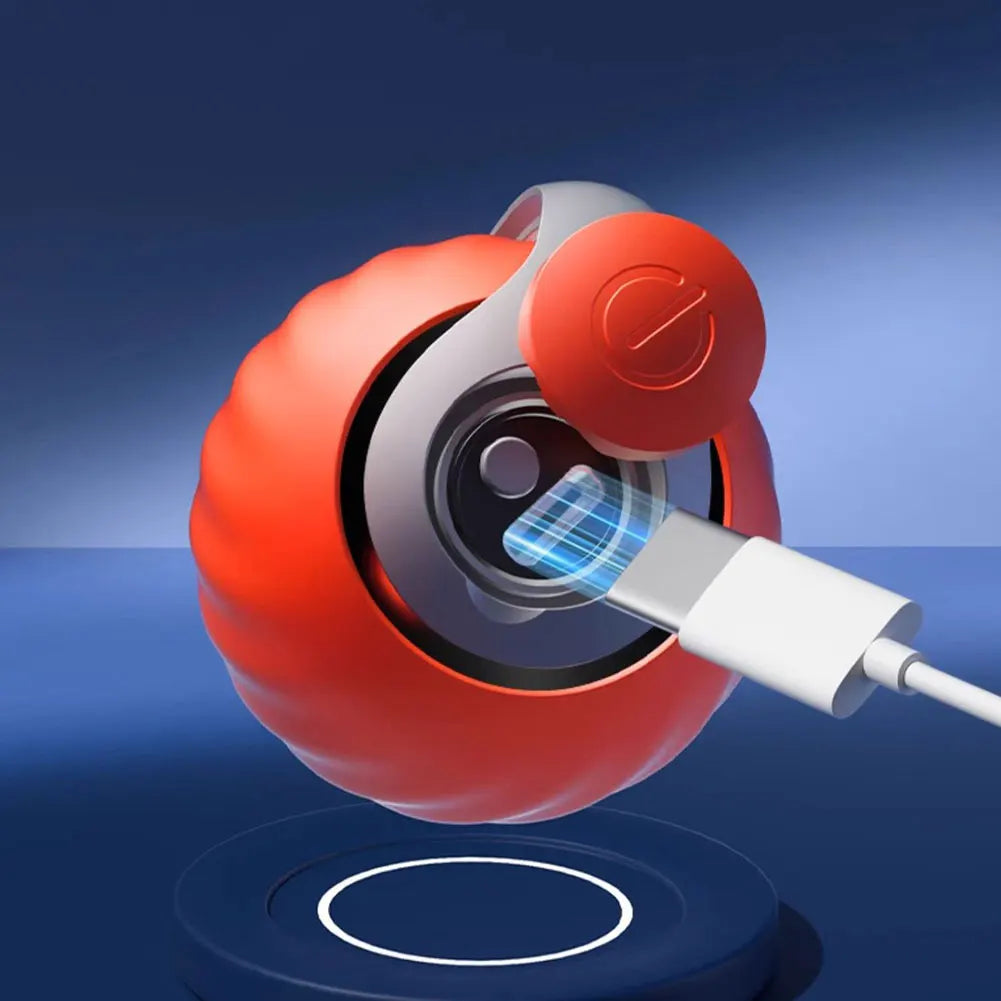 USB Rechargeable Smart Cat Toys Ball with Replacement Tail Automatic Cat Toys Ball Speedy Tail Cat Toy Cat Interactive Ball Toys