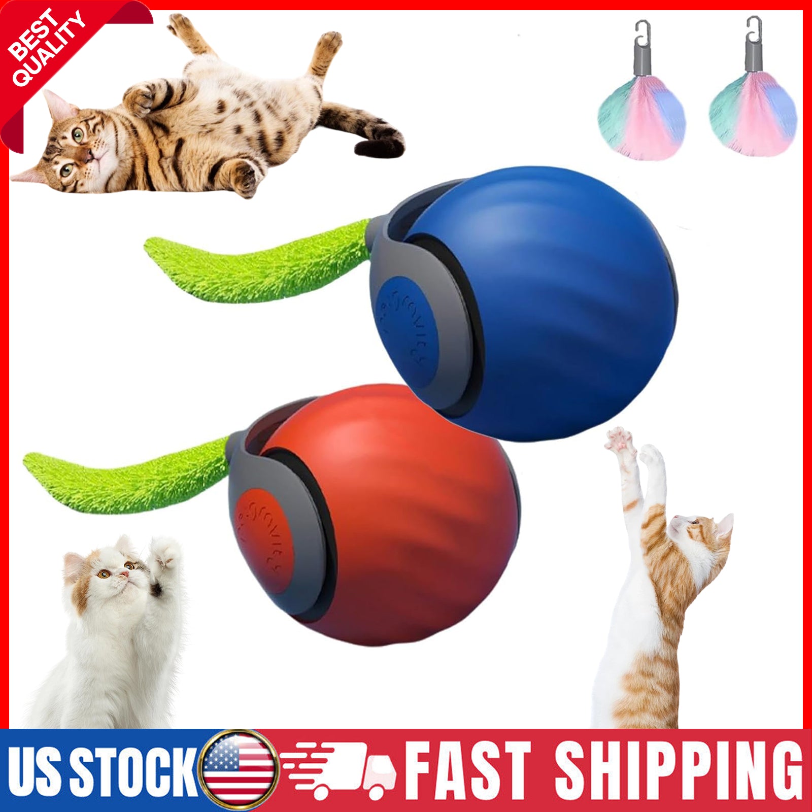 Speedy Tail , Speedy Tail Cat Toy, Interactive Cat Toy for Indoor Cats